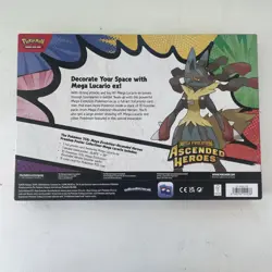 Pokemon TCG Ascended Heroes Premium Poster Collection Mega Lucario Ex - Image 2