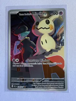 Pokemon Team Rockets Mimikyu Illustration Rare 238/217 Ascended Hero’s - Image 1