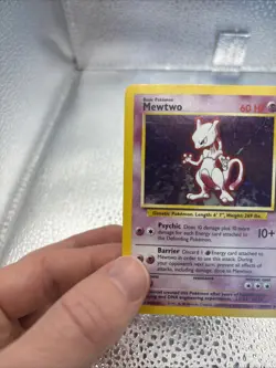 Mewtwo - 10/102 - Unlimited - Pokemon Base Set Holo Rare LP- Near Mint - Image 5
