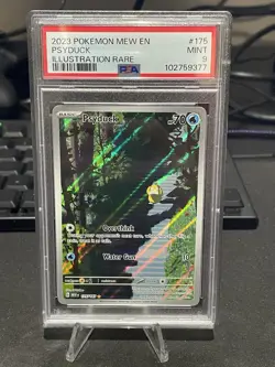Pokemon TCG Psyduck Scarlet Violet-151 PSA 9 Illustration Rare 175/165 - Image 1