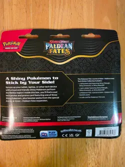 Pokemon TCG: Paldean Fates Tech Sticker Collection (Greavard) sealed - Image 2