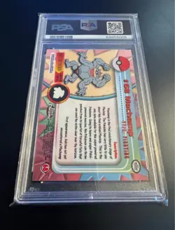 2000 TOPPS CHROME POKEMON T.V. 68 MACHAMP | PSA 9 - Image 2