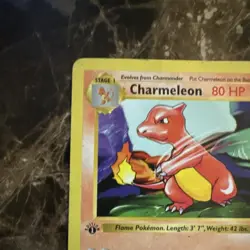 Wizards Pokemon TCG Charmeleon Base Set Shadowless 1st Edition - Image 3