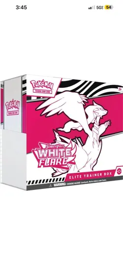 Pokemon TCG Scarlet & Violet White Flare ETB Elite Trainer Box Factory Sealed - Image 1