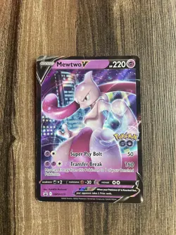 Pokemon TCG Mewtwo V SWSH Black Star Promos SWSH223 Holo Promo - Image 2