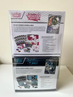 Pokemon TCG - Black Bolt & White Flare Pokemon Center ETB - Sealed + Protectors - Image 5