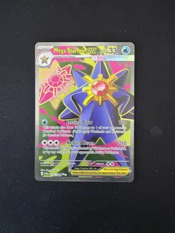 Mega Starmie EX 102/088 Full Art Ultra Rare Pokemon TCG: Perfect Order - Image 1