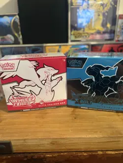 White Flare And Black Bolt Pokemon Centre Etb - Image 1