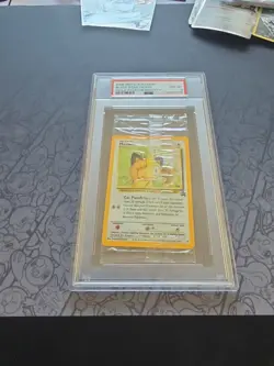 Pokemon: Meowth #10 Gameboy Celio Pack Black Star Promo 2000 WOTC -PSA 8 LOW POP - Image 3