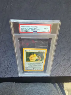 Pokemon: Meowth #10 Gameboy Celio Pack Black Star Promo 2000 WOTC -PSA 8 LOW POP - Image 4