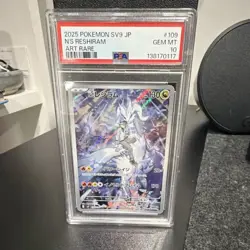 Pokemon TCG N's Reshiram 109/100 Sv9 Battle Partners Art Rare Holo PSA 10 - Image 1