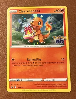 Pokemon Charmander SWSH232 Pokemon GO Promo Regular Basic - Image 1