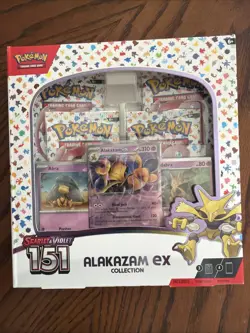 TCG Scarlet & Violet Pokemon 151 Alakazam ex Collection Box Sealed NEW 🔥 - Image 1