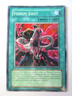 Yugioh! Venom Shot TAEV-EN053 Common Unlimited Near mint!! - Image 1