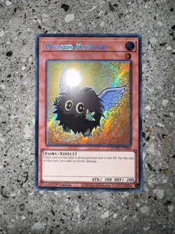 Yugioh TCG Winged Kuriboh MZMU-EN064 Secret Rare 1st Edition NM - Image 3