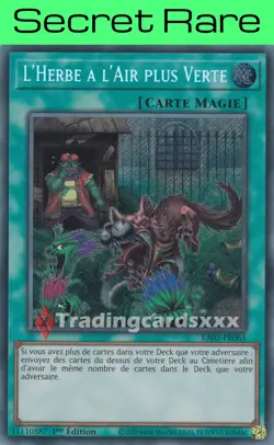 Yu-Gi-Oh! L'Herbe a l'Air plus Verte : SE RA03-FR063 - Image 1