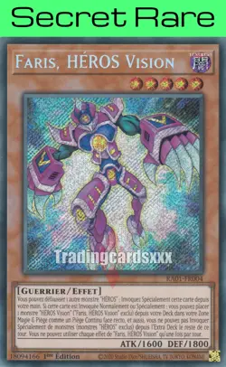 Yu-Gi-Oh! Faris, HEROS Vision : SE RA01-FR004 - Image 1