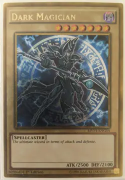 YuGiOh Dark Magician Gold Rare 1st Edition MVP1-ENG54 - Image 1