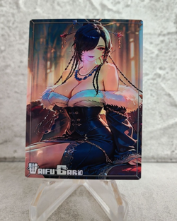 Lulu FFY Trading Card Waifu Goddess Story Anime Girl holo Karte Manga Full Art - Image 1