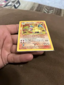Rare Charizard Holo, Base Set card 04/102 - Pokemon , Un graded - Image 3