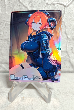 Magus ZZZ Trading Card Waifu Goddess Story Anime Girl holo Karte Manga Full Art - Image 1