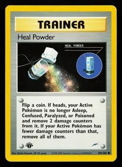 Heal Powder 104/105 1st Edition Neo Destiny Pokemon Card - Image 1