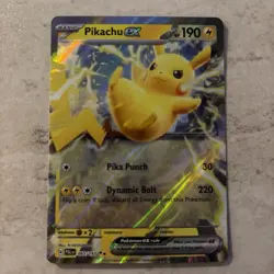 Pikachu Ex 063/193 Paldea Evolved Double Rare Mint Condition Pokemon TCG Card - Image 1