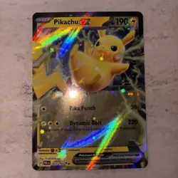 Pikachu Ex 063/193 Paldea Evolved Double Rare Mint Condition Pokemon TCG Card - Image 2