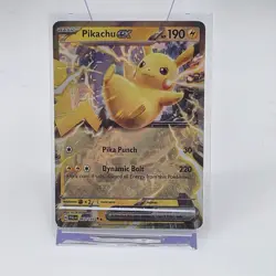 Pokemon Pikachu ex 063/193 Paldea Evolved Double Rare Holo Card SV02 - Image 1