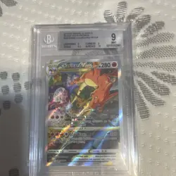 Pokemon Charizard VSTAR Black Star Promo Beckett 9 Holo SWSH262 Card - Image 1