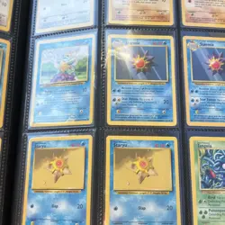Pokemon Base Set 1999 Wizards Card Lot Binder Squirtle Starmie Arcanine Dratini - Image 3