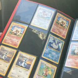Pokemon Base Set 1999 Wizards Card Lot Binder Squirtle Starmie Arcanine Dratini - Image 4