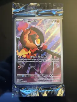 Charcadet Promo 022 Scarlet & Violet Pokemon Card NM Sealed - Image 1