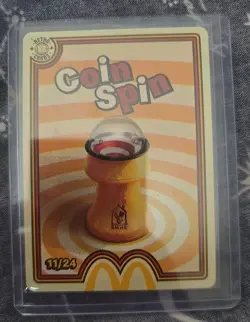 Mcdonalds Trading Cards 2026 Coin Spin 11/24 Unredeemed code - New - Image 1