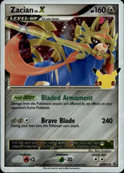 Zacian LV. X Holo Promo SWSH: Sword & Shield Promo Cards SWSH135 NM - Image 1