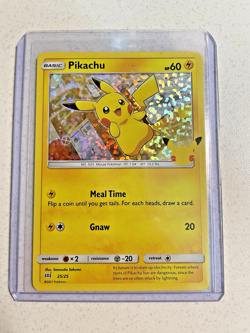 Pokemon Pikachu Holo McDonalds 25th Anniversary Card 2021 Promo 25/25 - Image 1