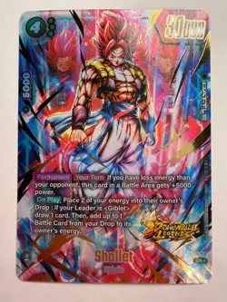 ✨Shallet FS10-08 Bonus Pack Gold Art Dragon Ball Legends Promo Card English ￼ - Image 1