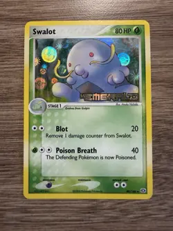 Pokemon Card - Swalot Emerald 40/106 Uncommon Reverse Holo Stamped - Image 1