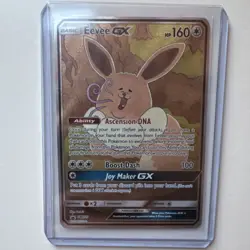 Pokemon Eevee GX SM233 Promo Holo Basic 160HP SM Set English TCG Card - Image 1