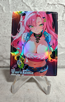 Nicole ZZZ Trading Card Waifu Goddess Story Anime Girl holo Karte Manga Full Art - Image 1
