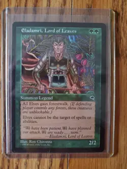 MAGIC THE GATHERING Eladamri, Lord of Leaves TEMPEST (1997) NM Very Nice Card - Image 1