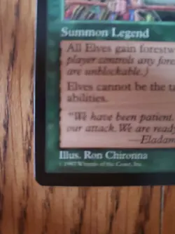 MAGIC THE GATHERING Eladamri, Lord of Leaves TEMPEST (1997) NM Very Nice Card - Image 3