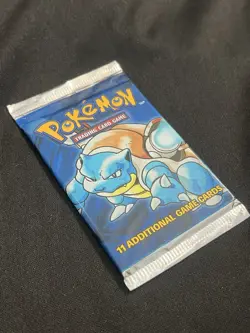 🔥 HEAVY 21.3g Pokemon Base Set Booster Pack (Blastoise) - Vintage WOTC 1999 🔥 - Image 4