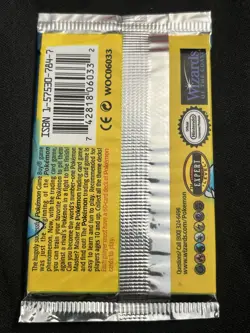 🔥 HEAVY 21.3g Pokemon Base Set Booster Pack (Blastoise) - Vintage WOTC 1999 🔥 - Image 5