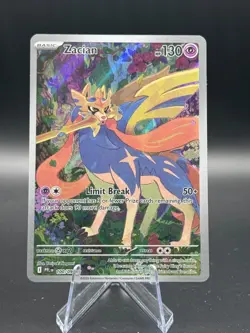 Zacian 100/094 Illustration Rare Pokemon Phantasmal Flames - Image 1