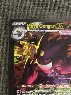 Mega Gengar EX SIR Ascended Heroes 284/217 - Special Illustration Rare Pokemon - Image 3