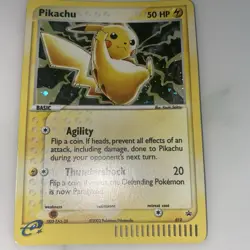 Pokemon TCG Pikachu EX Series Collector Tin Black Star Promo No. 012 - Image 1