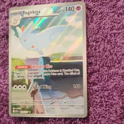 Pokemon Togekiss 235/217 ASC: Holo Rare Stage 2 Ability Fairy 140 HP 2026 - Image 2