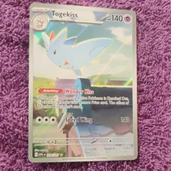 Pokemon Togekiss 235/217 ASC: Holo Rare Stage 2 Ability Fairy 140 HP 2026 - Image 3