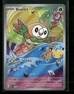 Rowlet - 043 043 Holo Promo ME: Mega Evolution Promo Pokemon Near Mint - Image 1